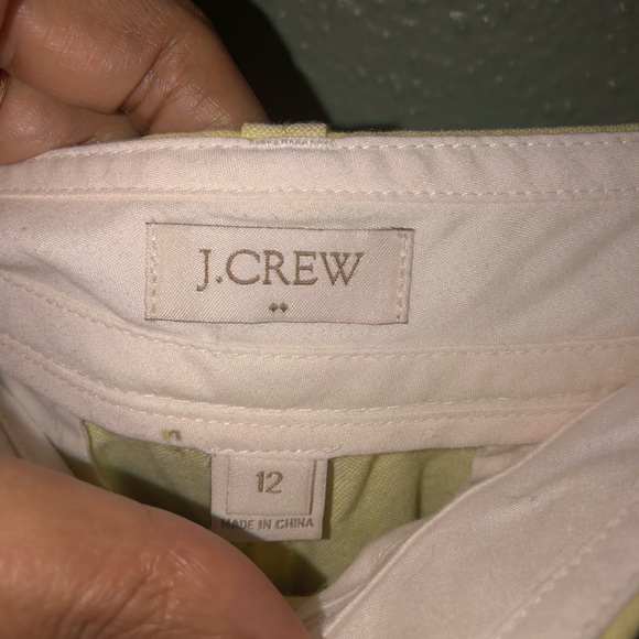 J.Crew yellow shorts. - Picture 3 of 3
